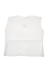 Lalalu Kids Scalloped Heart Detail Top