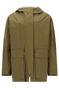 Laminar Drawstring Parka Hooded Jacket