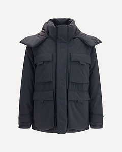 Laminar Hooded Padded Down Jacket