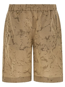 Laminar Oversized Camouflage Bermuda Shorts