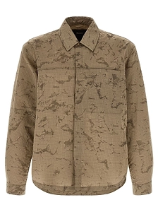 Laminar Ripstop Pattern Overshirt