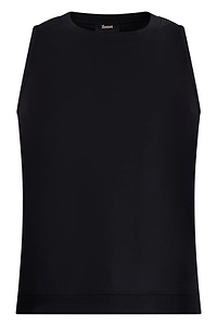 Sleeveless Crew-Neck Top