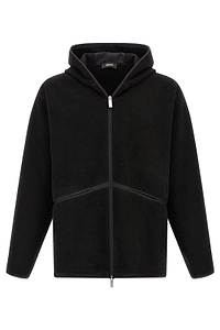 Laminar Textured Zip Hooded Jacket