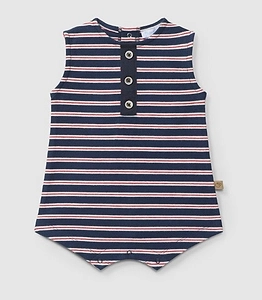 Laranjinha Striped Sleeveless Tracksuit