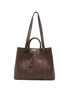 Lancel Belleville Small Leather Tote Bag