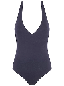 Laura Urbinati Deep V-Neck Swimsuit