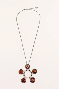 Lemaire Circular Multi-Disc Pendant Necklace