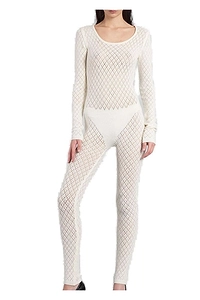 Laneus Open-Knit Jumpsuit