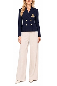 Lauren Ralph Lauren Crest Double-Breasted Blazer