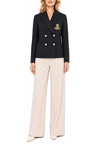 Lauren Ralph Lauren Crest Double-Breasted Blazer
