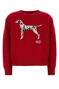 Lauren Ralph Lauren Dog Intarsia Knitted Sweater