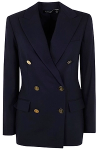 Lauren Ralph Lauren Double-Breasted Tailored Blazer