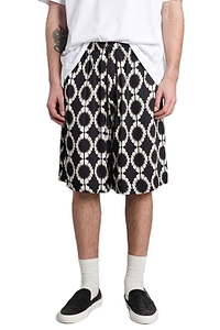 Laneus Printed Drawstring Shorts