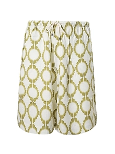 Laneus Printed Drawstring Shorts