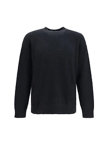 Laneus Ribbed Crewneck Knitted Sweater