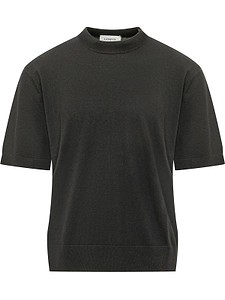Laneus Short-Sleeved Knitted Top