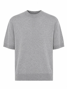 Laneus Short-Sleeved Knitted Top