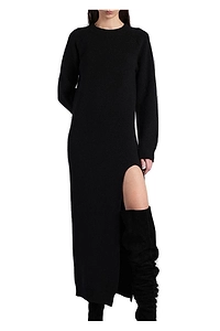 Laneus Slit Knit Dress