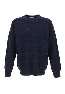Laneus Textured Oversized Knitted Sweater
