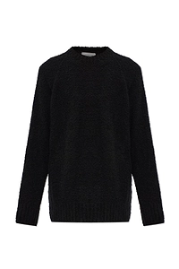Laneus Textured Crew-Neck Knitted Sweater