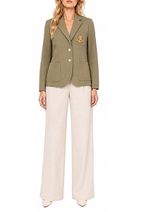 Lauren Ralph Lauren Logo Embroidered Tailored Blazer