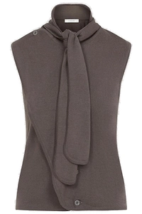 Lemaire Scarf Detailed Sleeveless Cardigan