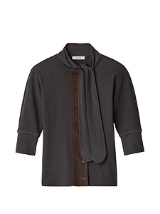 Lemaire Scarf-Neck Button Top