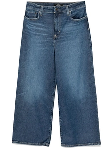 Saira Cropped Wide-Leg Jeans