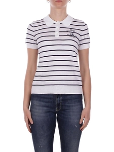 Lauren Ralph Lauren Short Sleeved Striped Polo Shirt