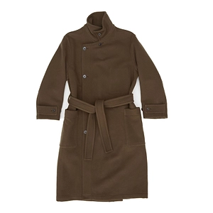 Lemaire Single-Breasted Wrapped Coat