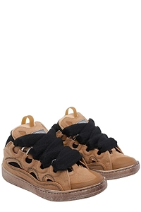 Lanvin Curb Lace-Up Sneakers