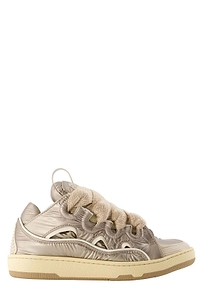 Lanvin Curb Lace-Up Sneakers