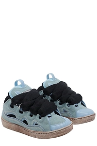 Lanvin Curb Lace-Up Sneakers