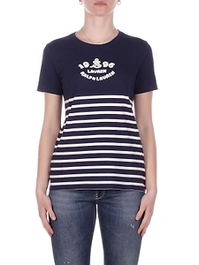 Lauren Ralph Lauren Striped Crewneck T-Shirt