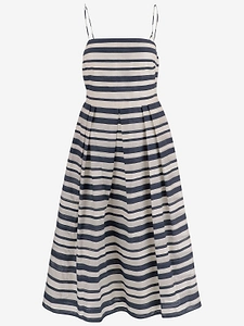 Lauren Ralph Lauren Striped Midi Dress
