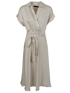 Lauren Ralph Lauren Striped Wrap Dress