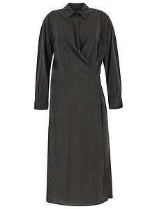 Lemaire Straight Collar Twisted Dress