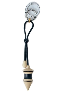 Lemaire Striped Pendulum Bag Charm Keyring