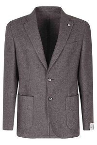 L.B.M. 1911 Diagonal Weave Blazer