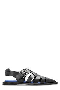 Lanvin Cut Out Buckled Sandals