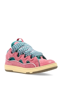 Lanvin Curb Lace-Up Sneakers