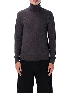 Lemaire Mouline Turtleneck Knitted Sweater