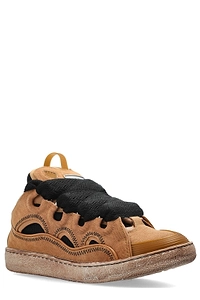 Lanvin Cut-Out Low Top Sneakers