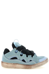 Lanvin Cut-Out Low Top Sneakers