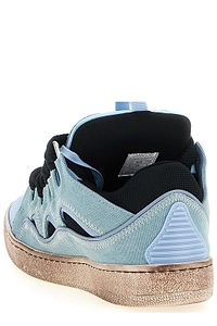 Lanvin Cut-Out Low Top Sneakers