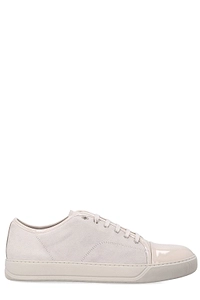 Lanvin Dbb1 Patent-Toe Low-Top Sneakers