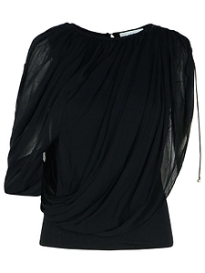 Lanvin Draped Pleated Top