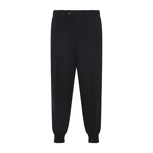 Lanvin Elasticated-Cuff Straight Leg Trousers