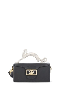 Lanvin Embellished Pencil Cat Mini Top Handle Bag