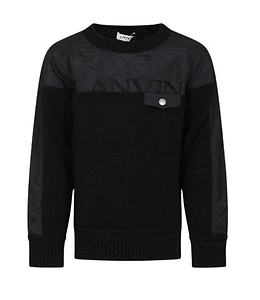 Lanvin Enfant Knit Crew Neck Sweater